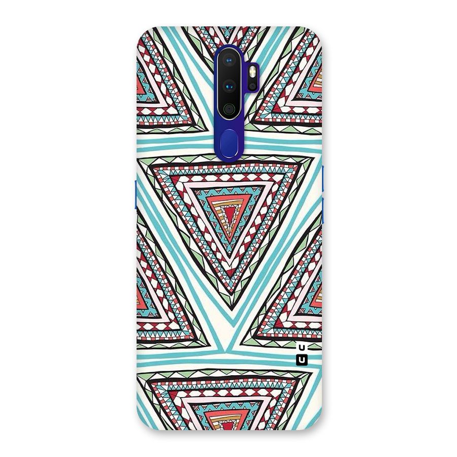 Triangle Abstract Mode Back Case for Oppo A9 (2020)