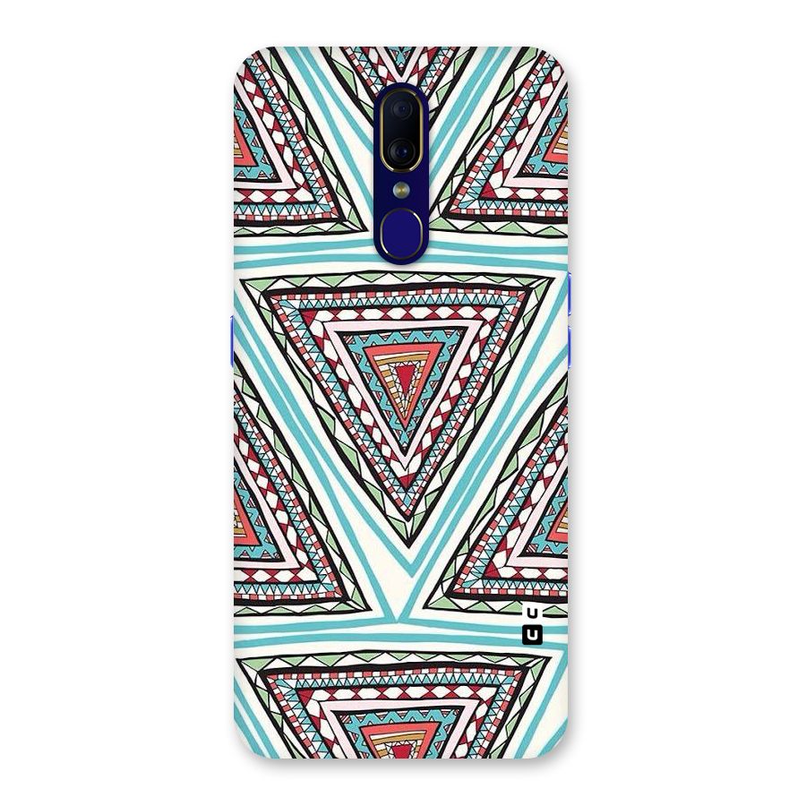 Triangle Abstract Mode Back Case for Oppo F11