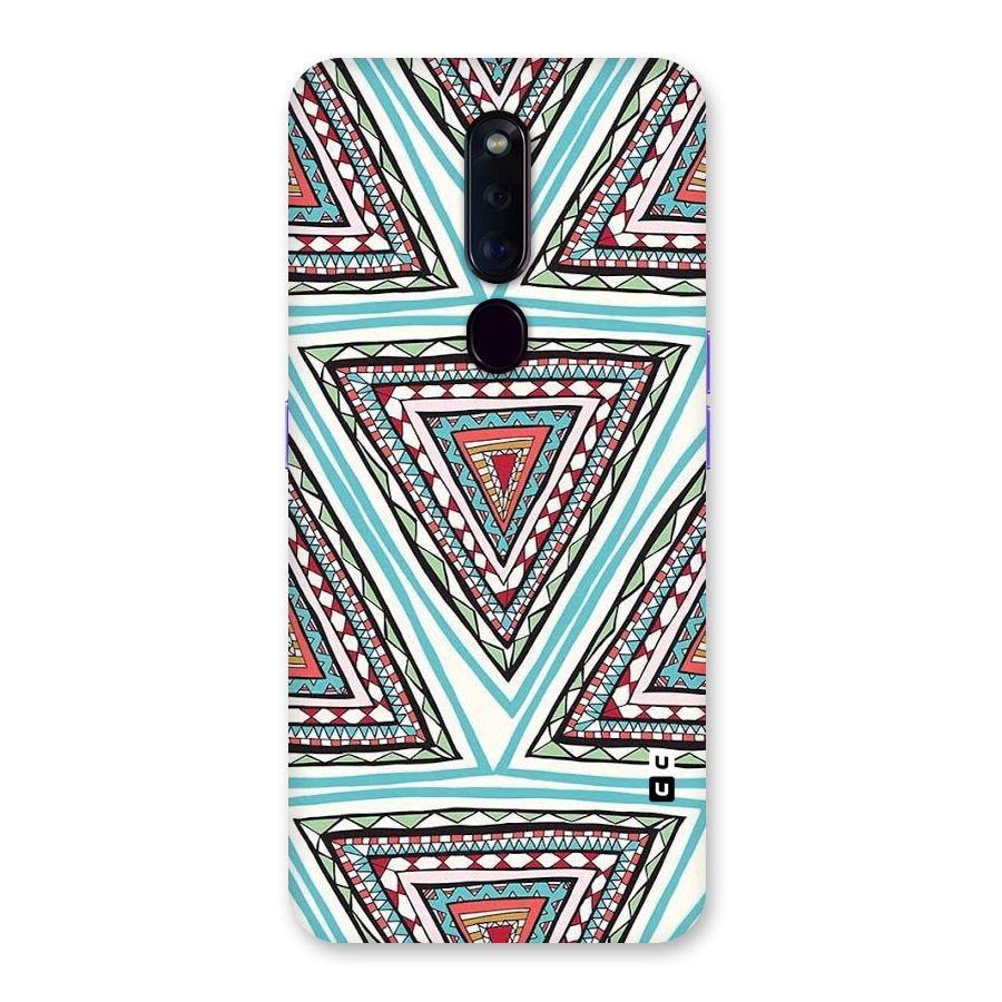 Triangle Abstract Mode Back Case for Oppo F11 Pro