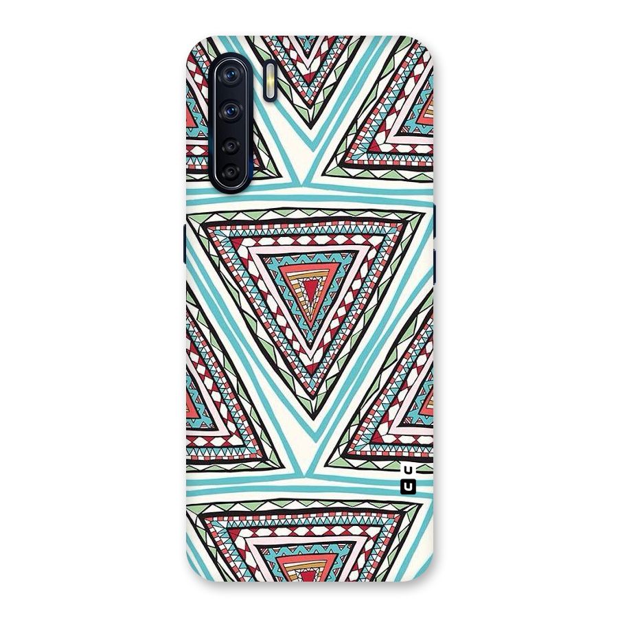 Triangle Abstract Mode Back Case for Oppo F15