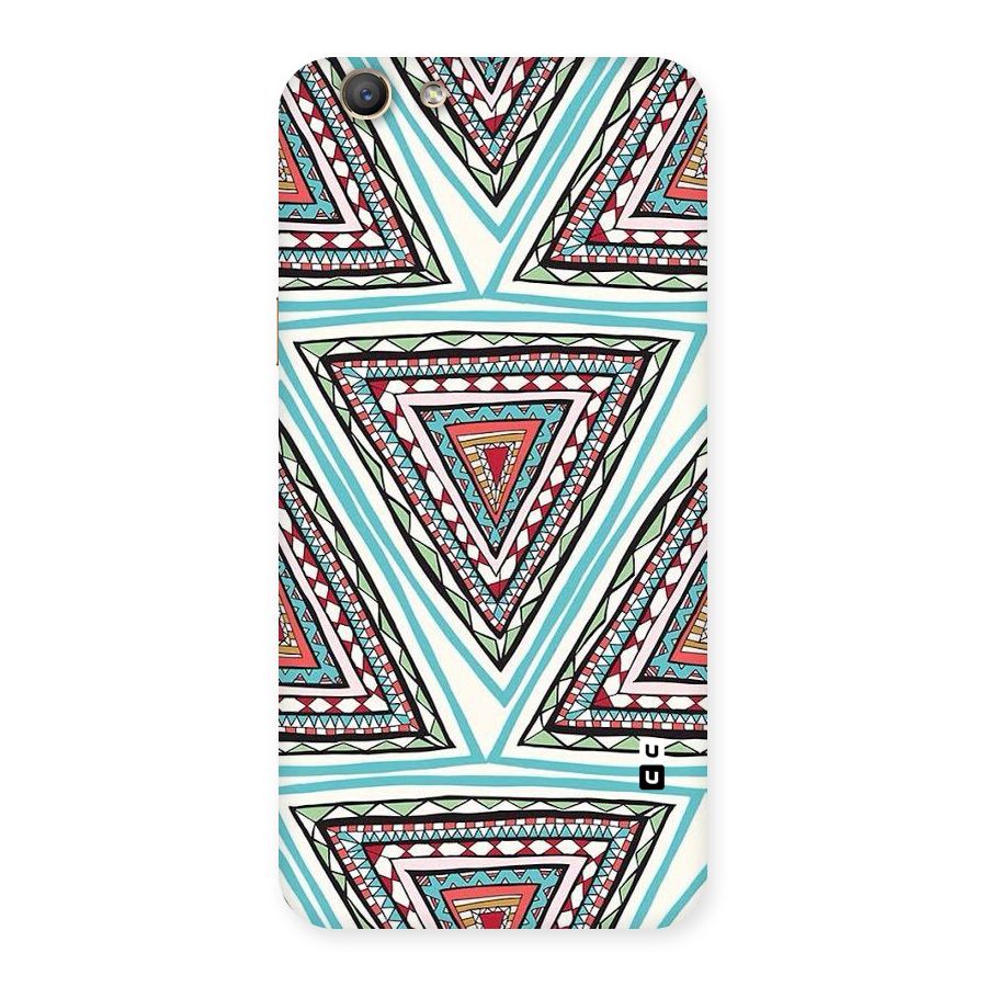 Triangle Abstract Mode Back Case for Oppo F1s