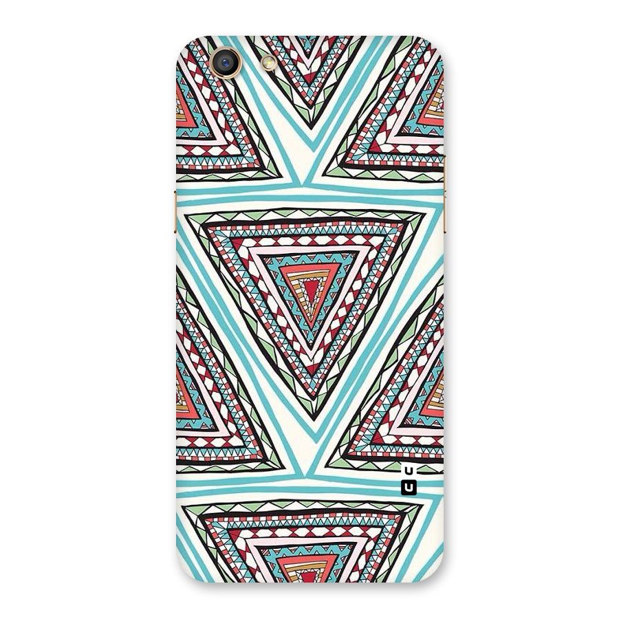 Triangle Abstract Mode Back Case for Oppo F3