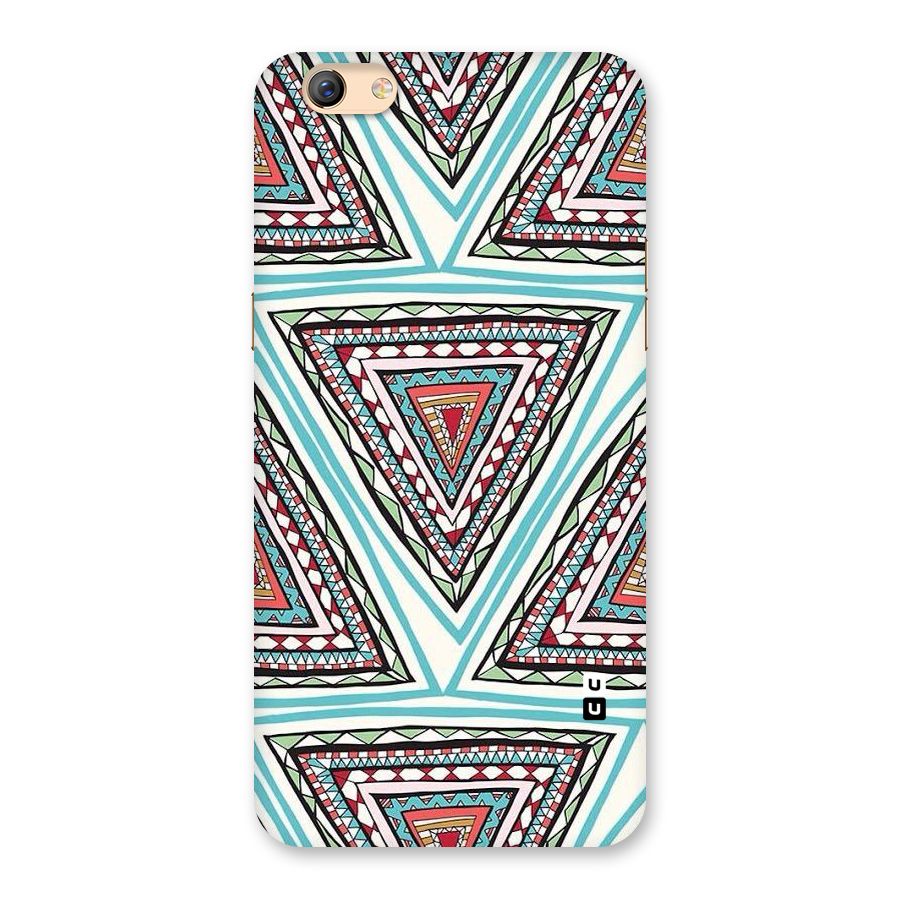 Triangle Abstract Mode Back Case for Oppo F3 Plus