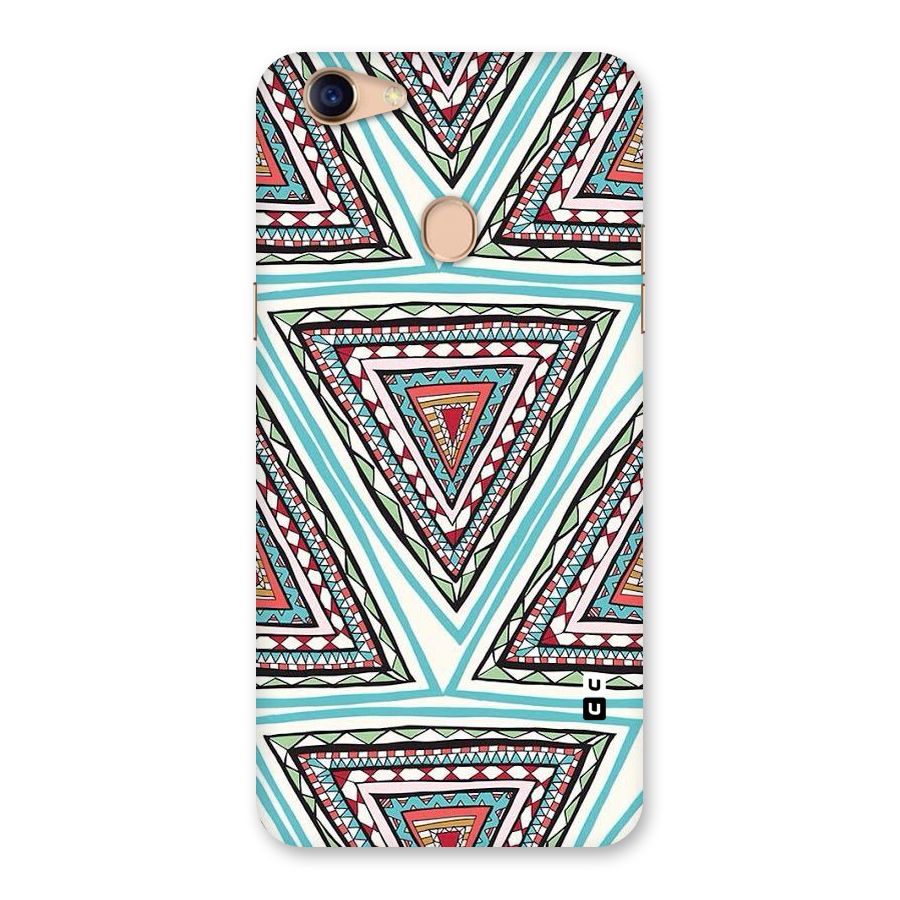 Triangle Abstract Mode Back Case for Oppo F5