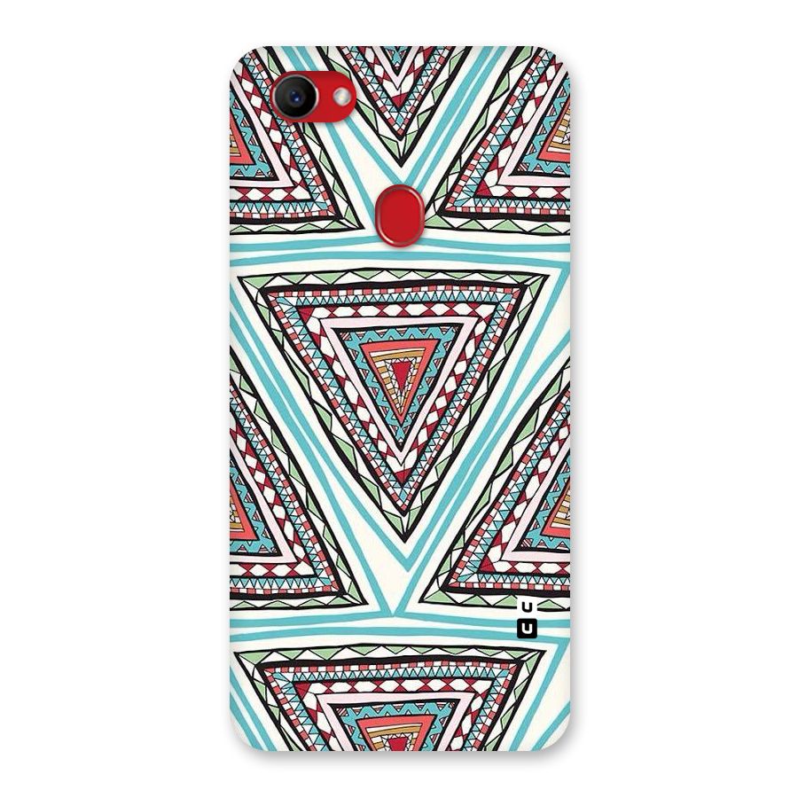 Triangle Abstract Mode Back Case for Oppo F7