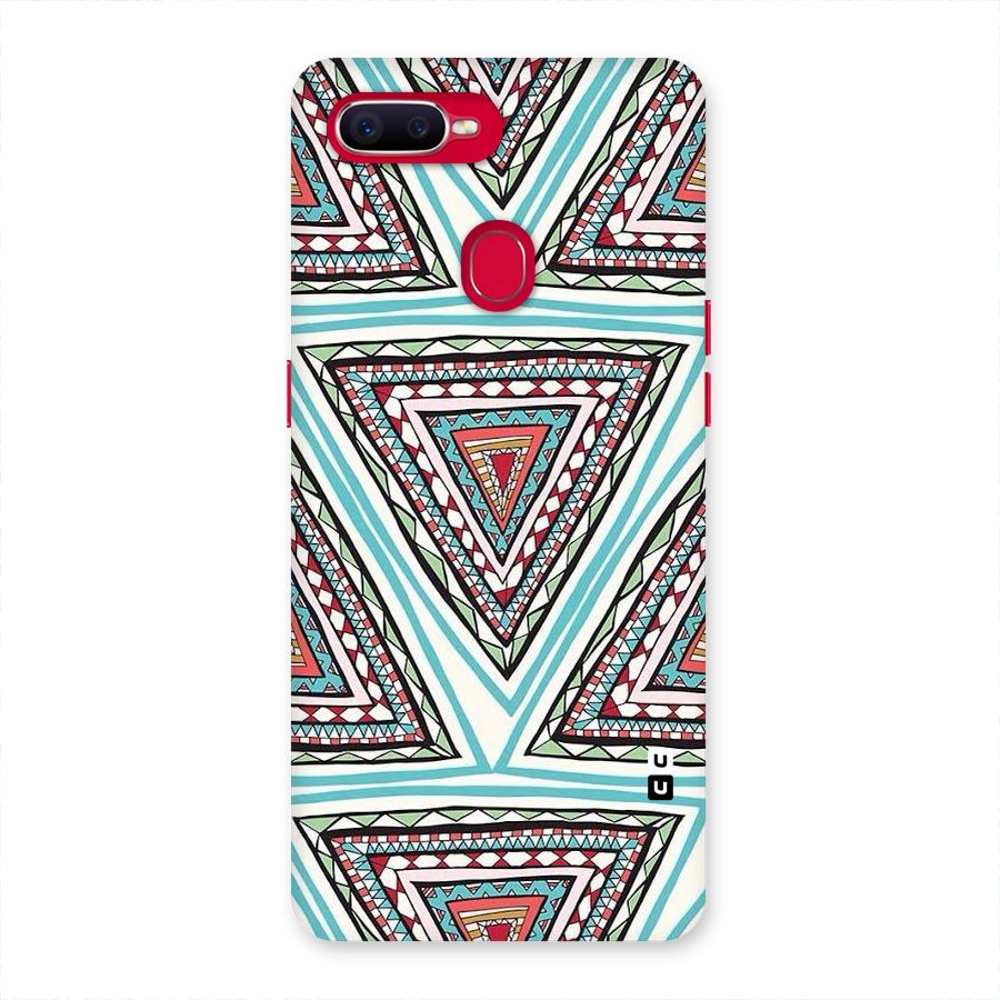 Triangle Abstract Mode Back Case for Oppo F9 Pro