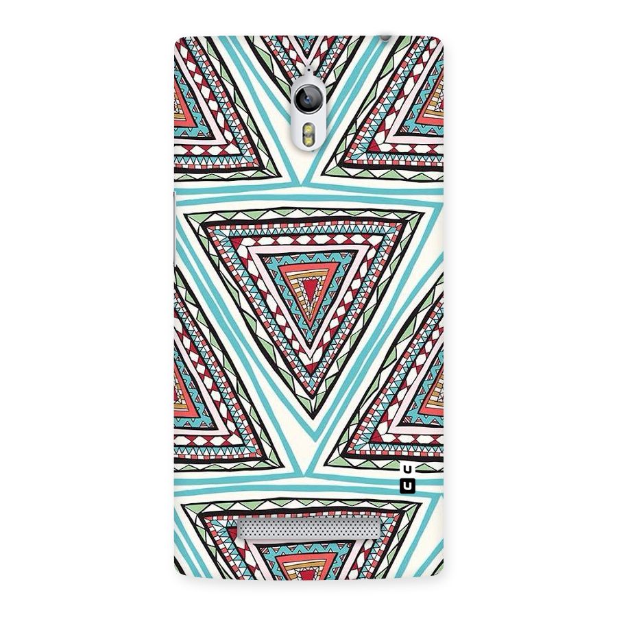 Triangle Abstract Mode Back Case for Oppo Find 7