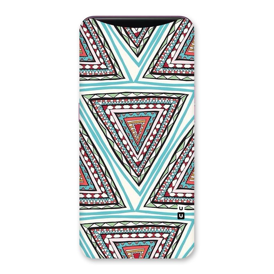 Triangle Abstract Mode Back Case for Oppo Find X