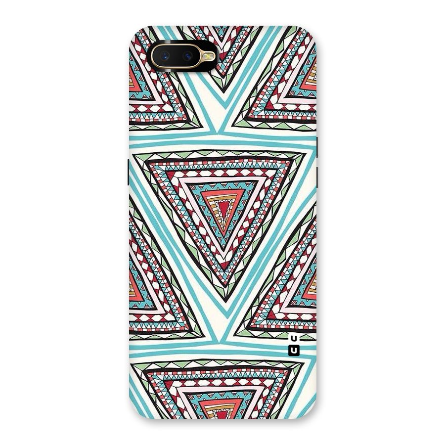 Triangle Abstract Mode Back Case for Oppo K1