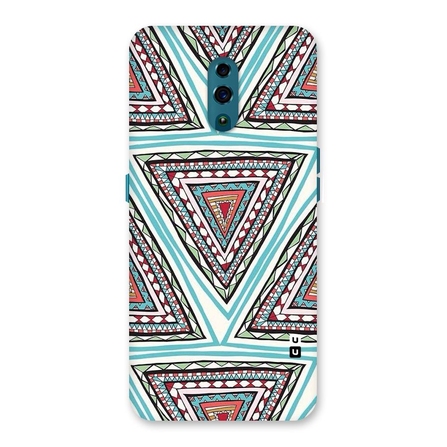 Triangle Abstract Mode Back Case for Oppo Reno