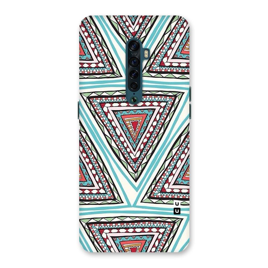 Triangle Abstract Mode Back Case for Oppo Reno2