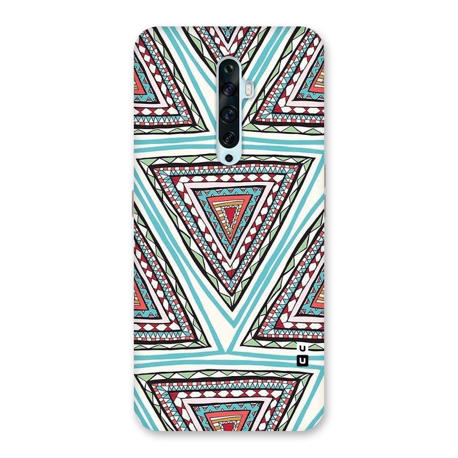 Triangle Abstract Mode Back Case for Oppo Reno2 F