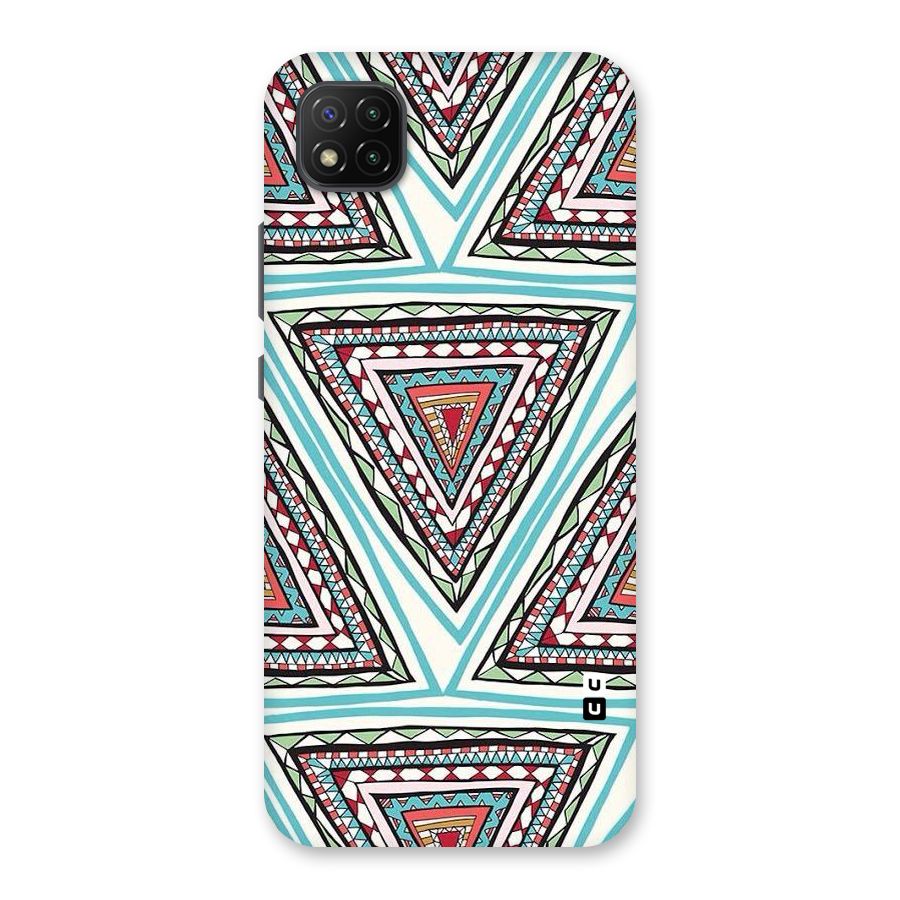 Triangle Abstract Mode Back Case for Poco C3