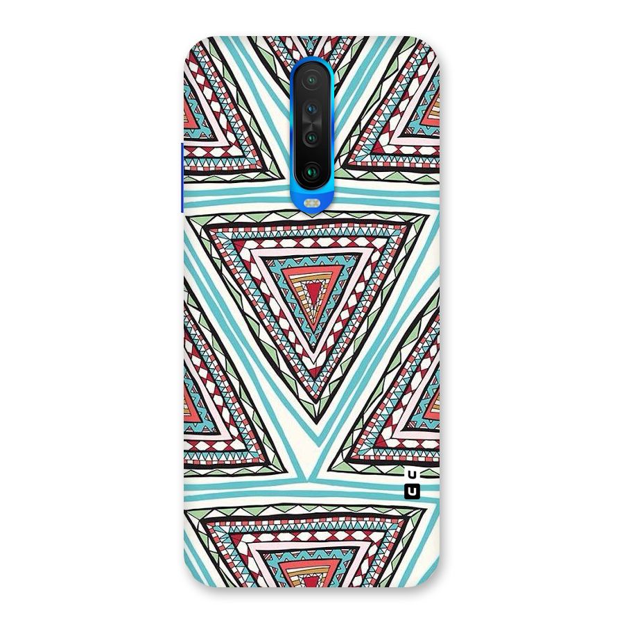 Triangle Abstract Mode Back Case for Poco X2
