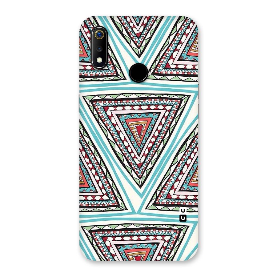 Triangle Abstract Mode Back Case for Realme 3