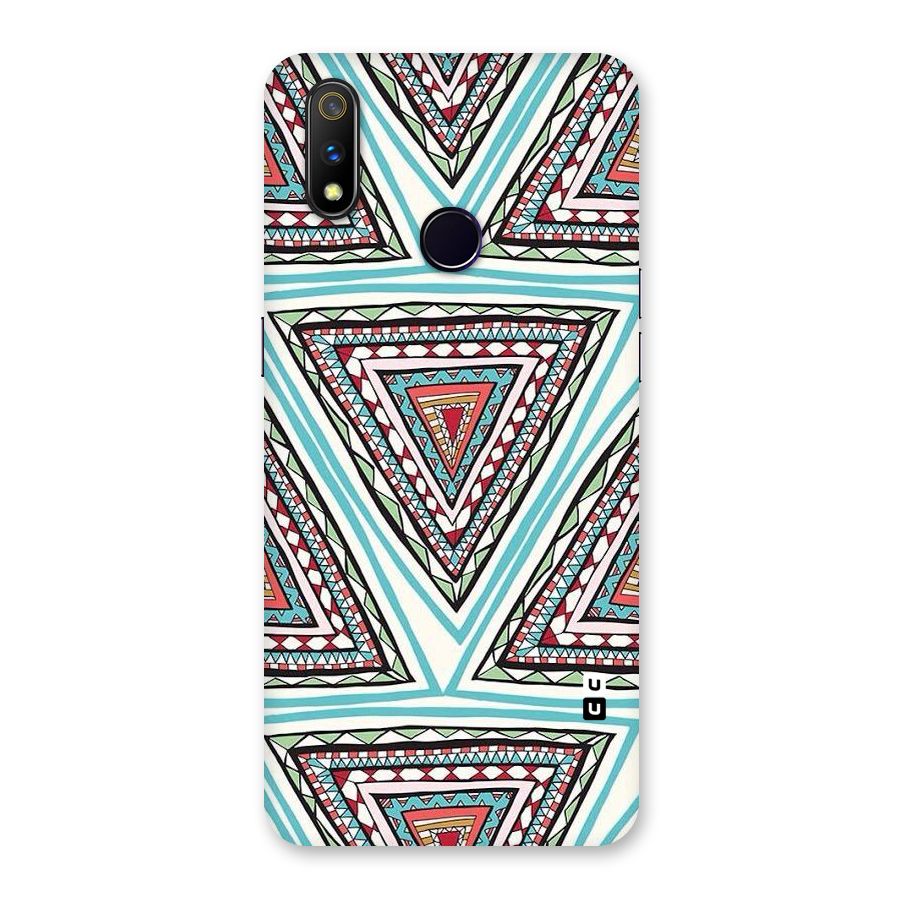 Triangle Abstract Mode Back Case for Realme 3 Pro