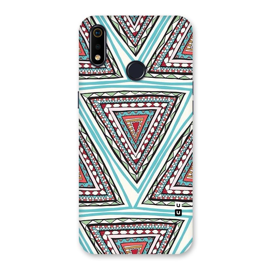 Triangle Abstract Mode Back Case for Realme 3i