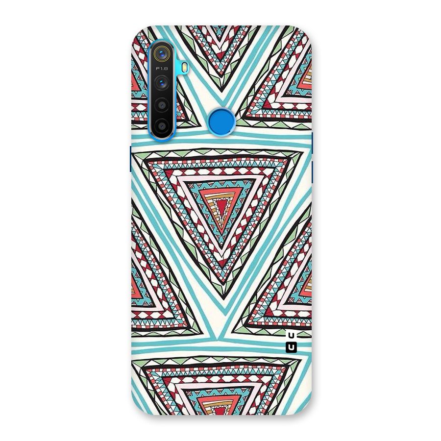 Triangle Abstract Mode Back Case for Realme 5