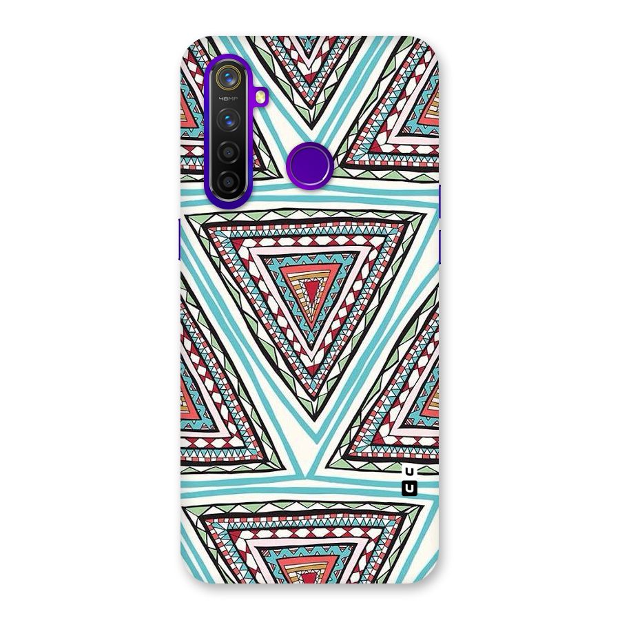 Triangle Abstract Mode Back Case for Realme 5 Pro