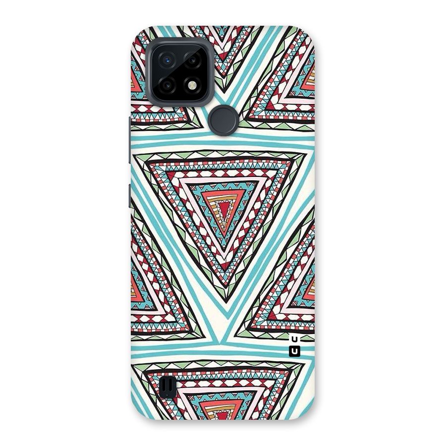 Triangle Abstract Mode Back Case for Realme C21
