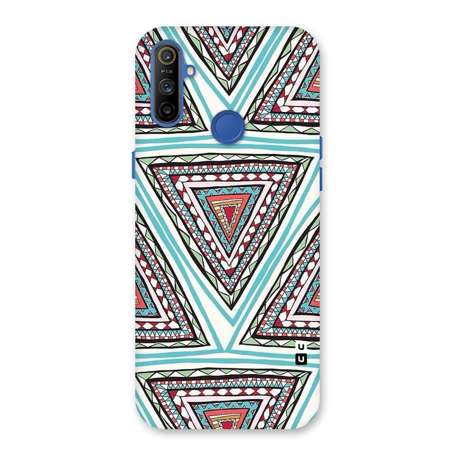 Triangle Abstract Mode Back Case for Realme Narzo 10A