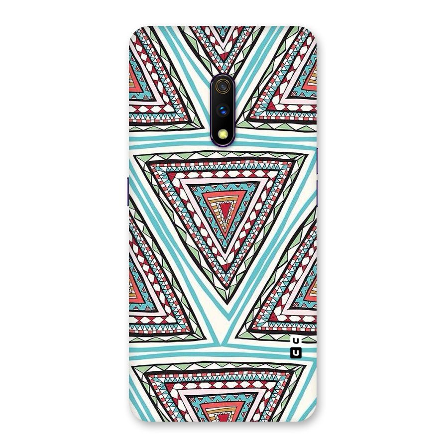 Triangle Abstract Mode Back Case for Realme X