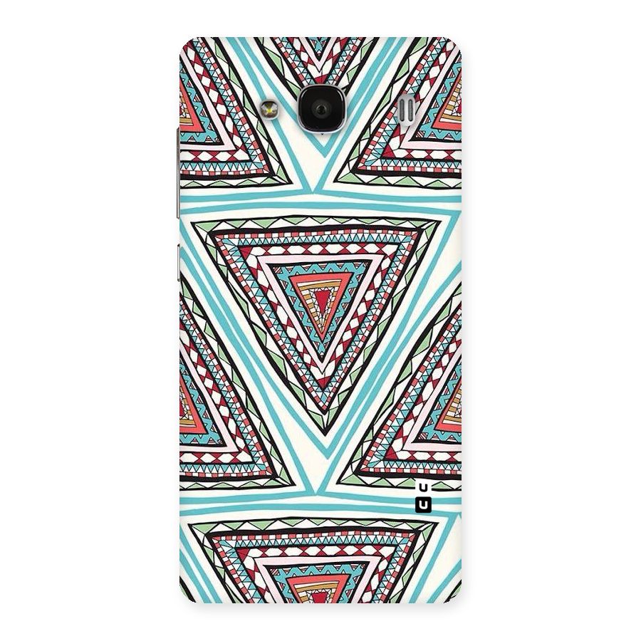 Triangle Abstract Mode Back Case for Redmi 2 Prime