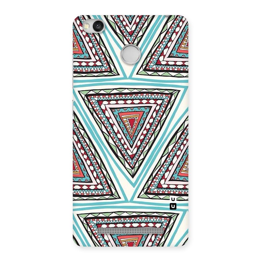 Triangle Abstract Mode Back Case for Redmi 3S Prime