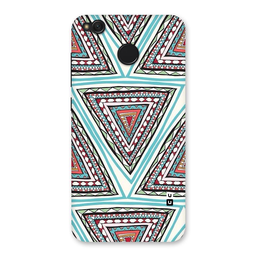 Triangle Abstract Mode Back Case for Redmi 4