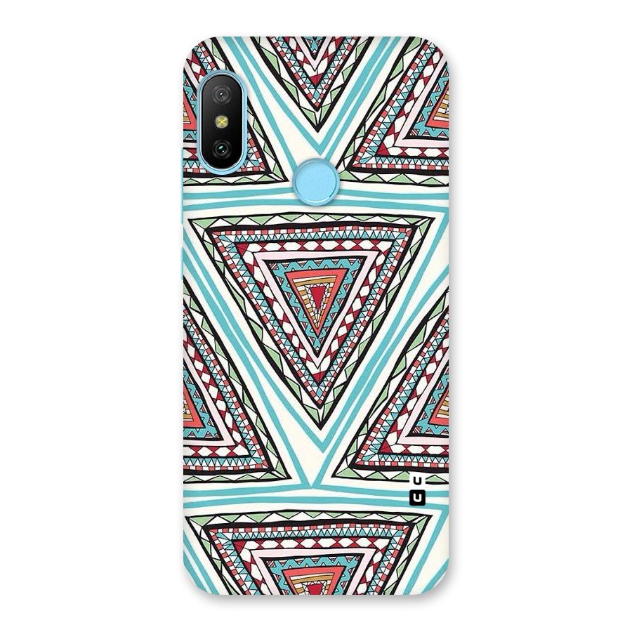 Triangle Abstract Mode Back Case for Redmi 6 Pro