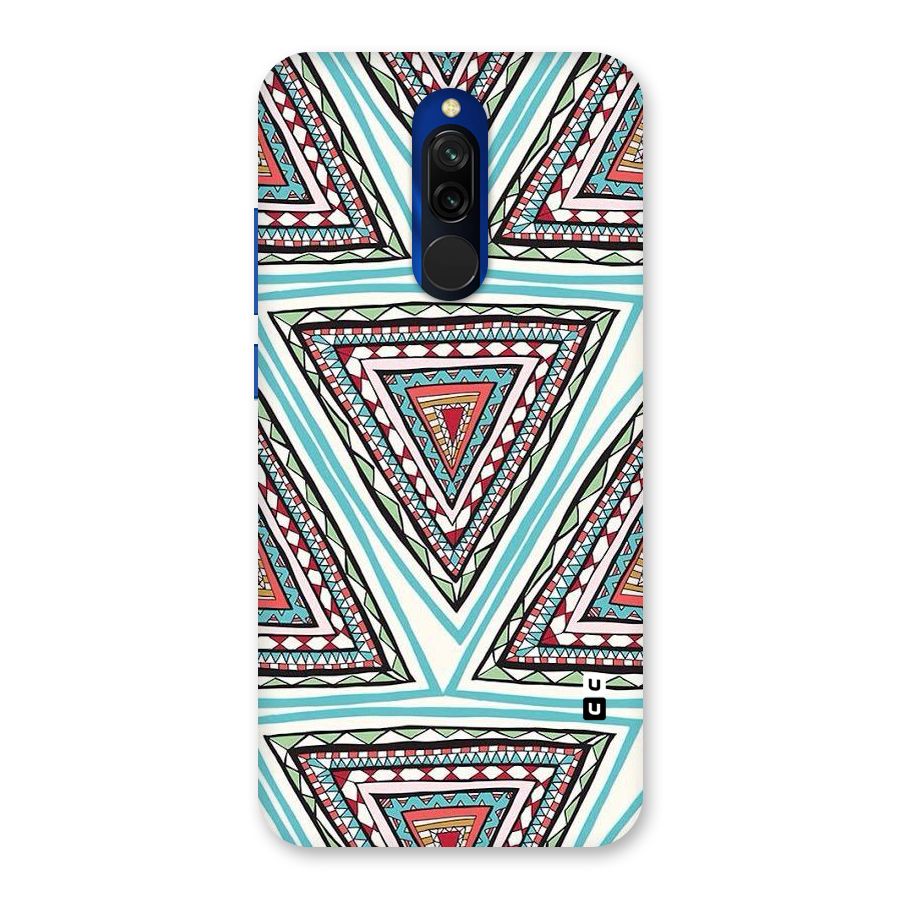 Triangle Abstract Mode Back Case for Redmi 8