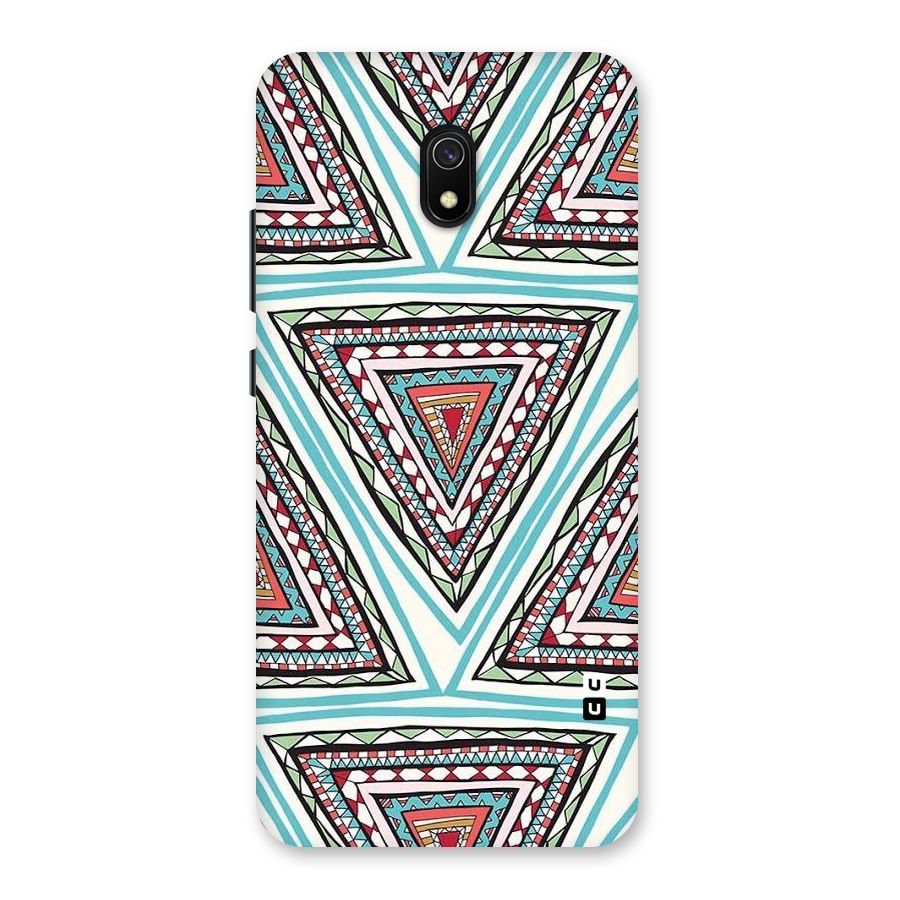 Triangle Abstract Mode Back Case for Redmi 8A