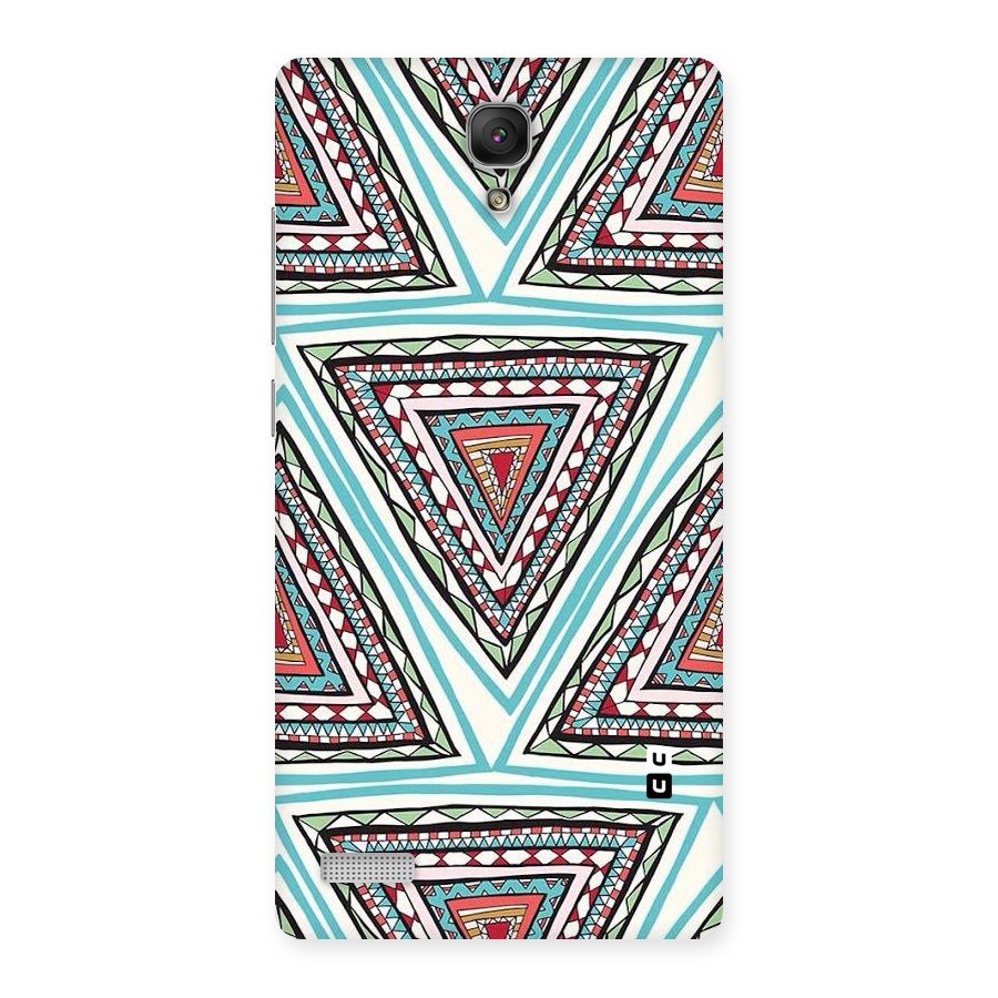 Triangle Abstract Mode Back Case for Redmi Note