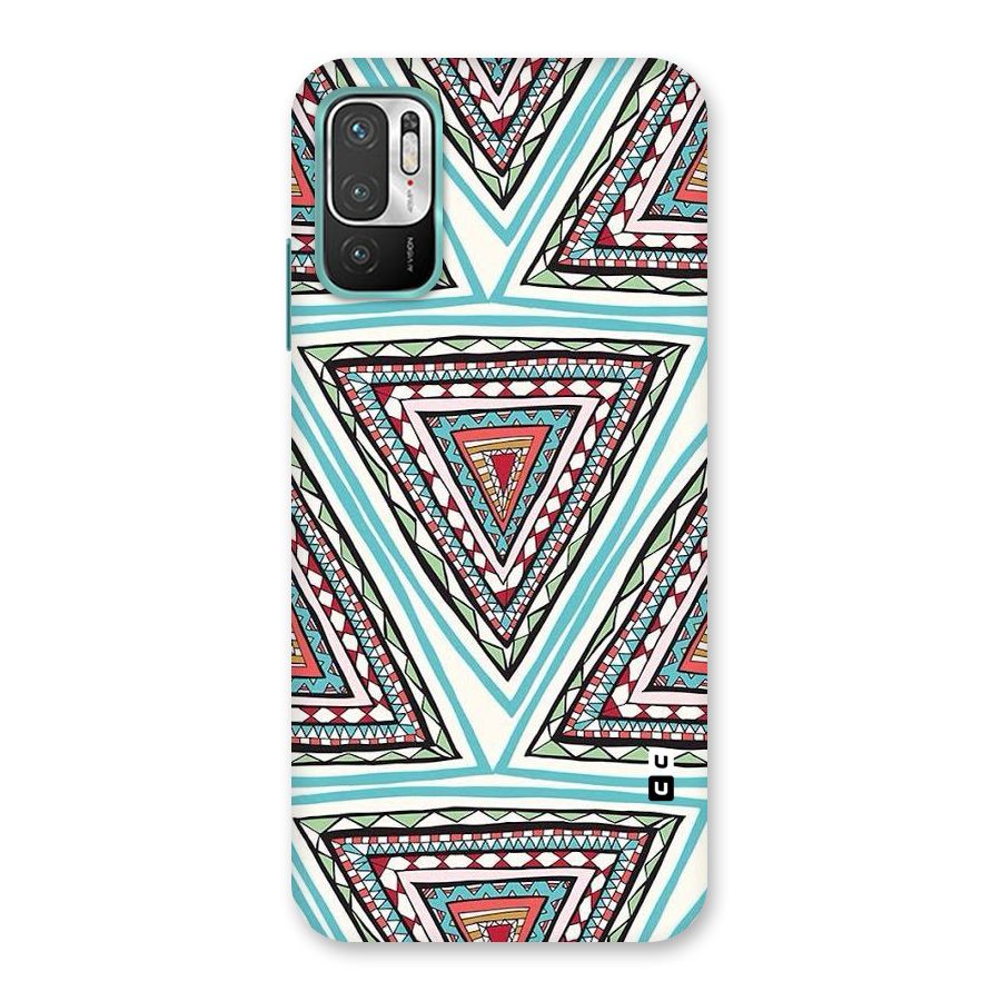 Triangle Abstract Mode Back Case for Redmi Note 10T 5G