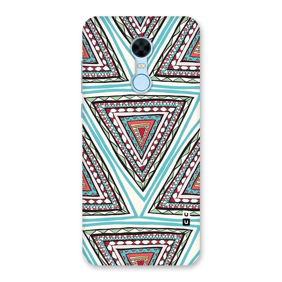 Triangle Abstract Mode Back Case for Redmi Note 5