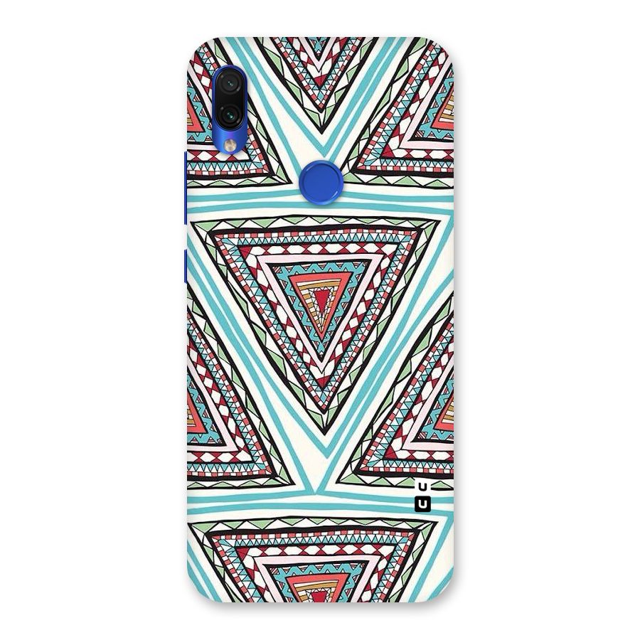 Triangle Abstract Mode Back Case for Redmi Note 7S