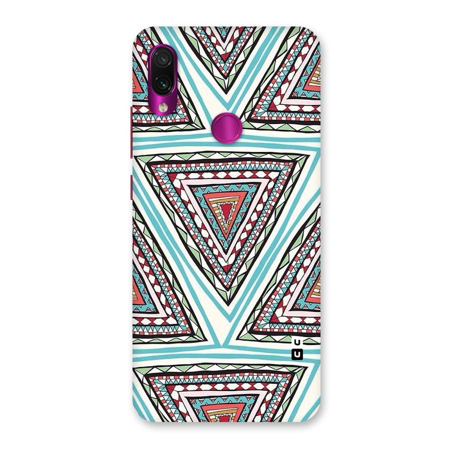 Triangle Abstract Mode Back Case for Redmi Note 7 Pro