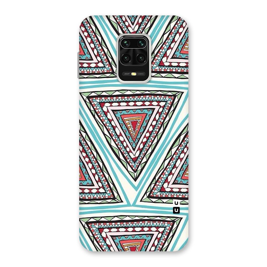 Triangle Abstract Mode Back Case for Redmi Note 9 Pro Max