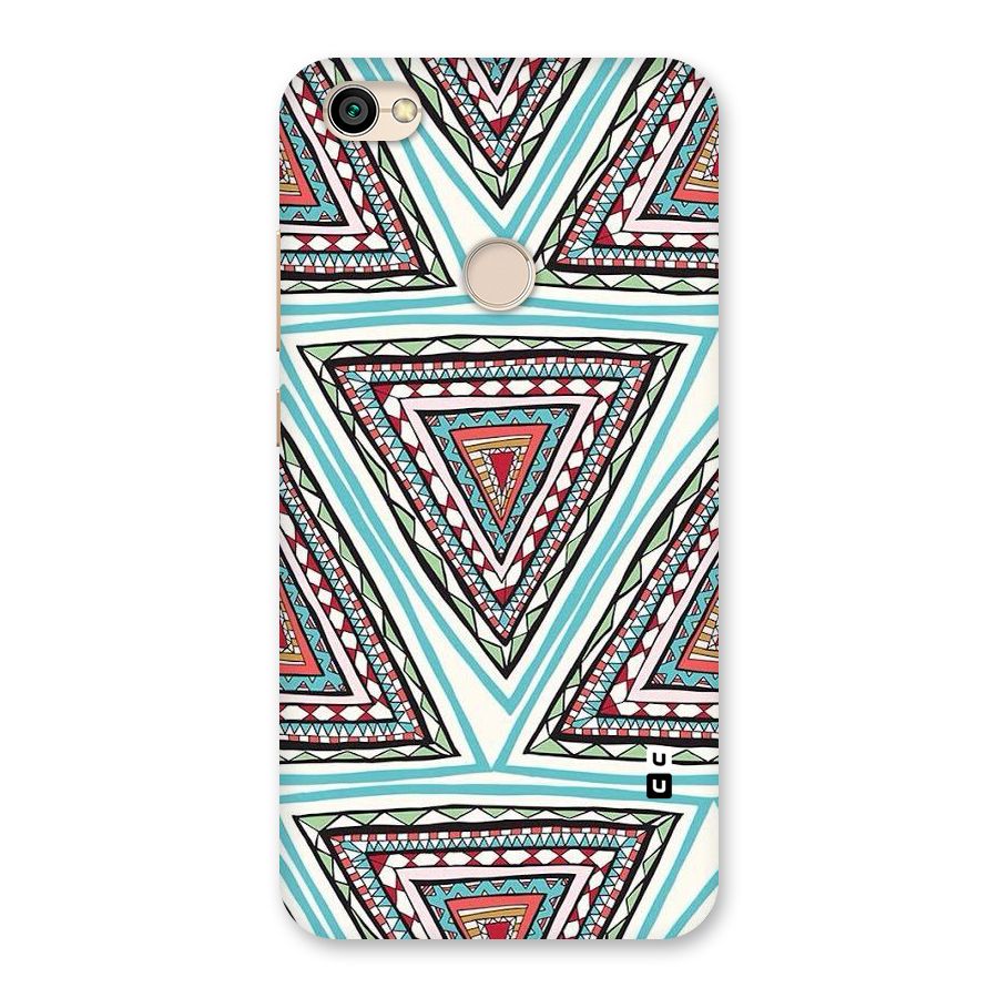 Triangle Abstract Mode Back Case for Redmi Y1 2017