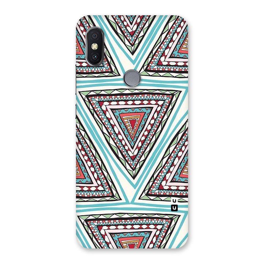 Triangle Abstract Mode Back Case for Redmi Y2