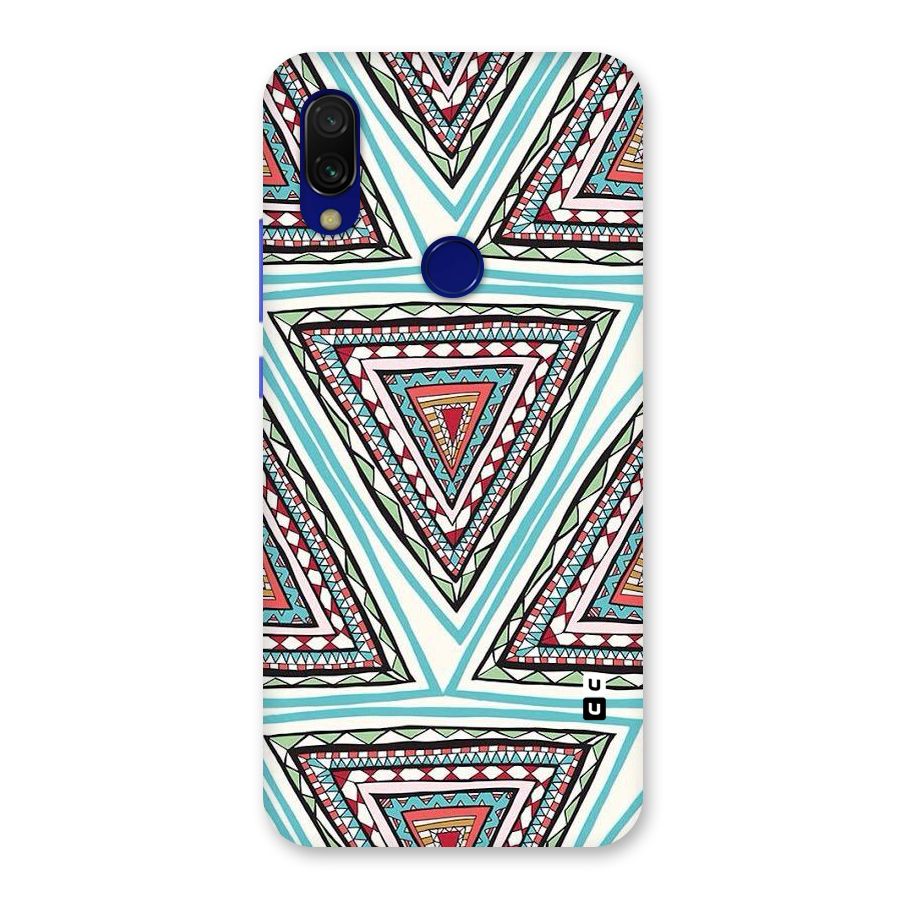 Triangle Abstract Mode Back Case for Redmi Y3
