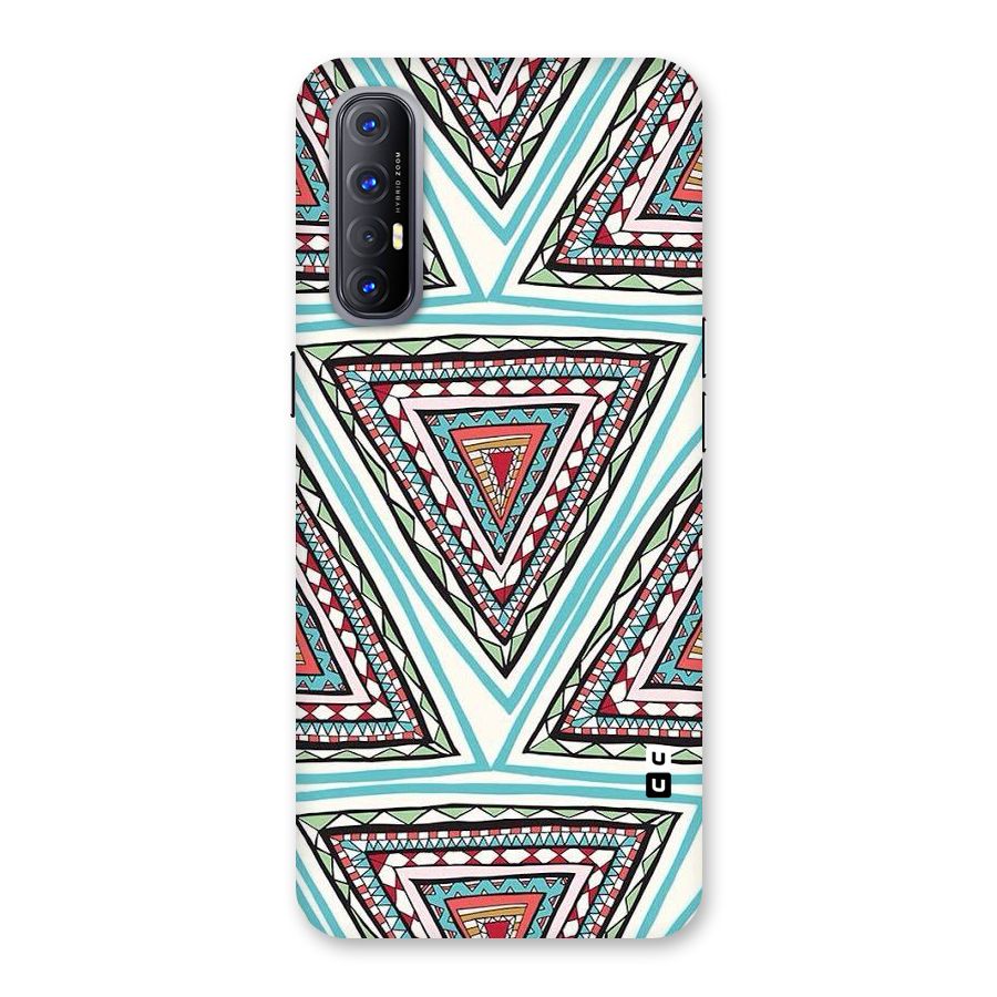 Triangle Abstract Mode Back Case for Reno3 Pro