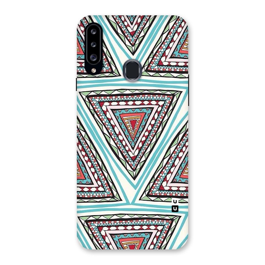 Triangle Abstract Mode Back Case for Samsung Galaxy A20s