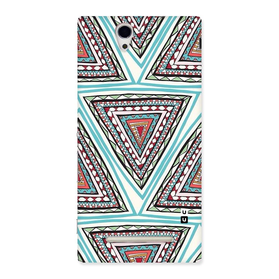 Triangle Abstract Mode Back Case for Sony Xperia C3