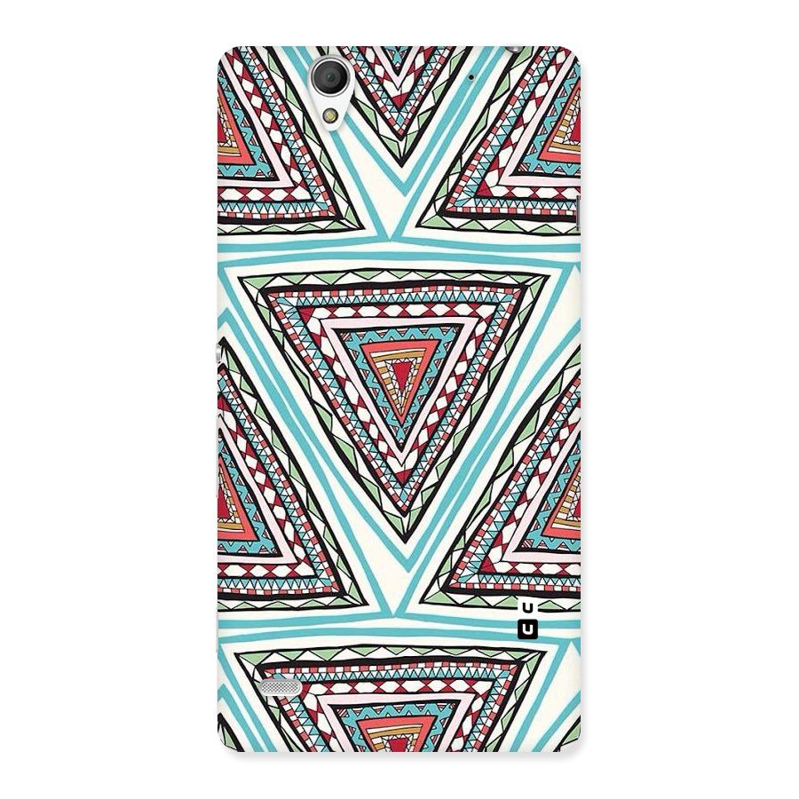 Triangle Abstract Mode Back Case for Sony Xperia C4