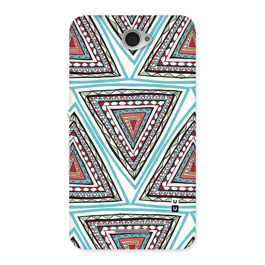 Triangle Abstract Mode Back Case for Sony Xperia E4