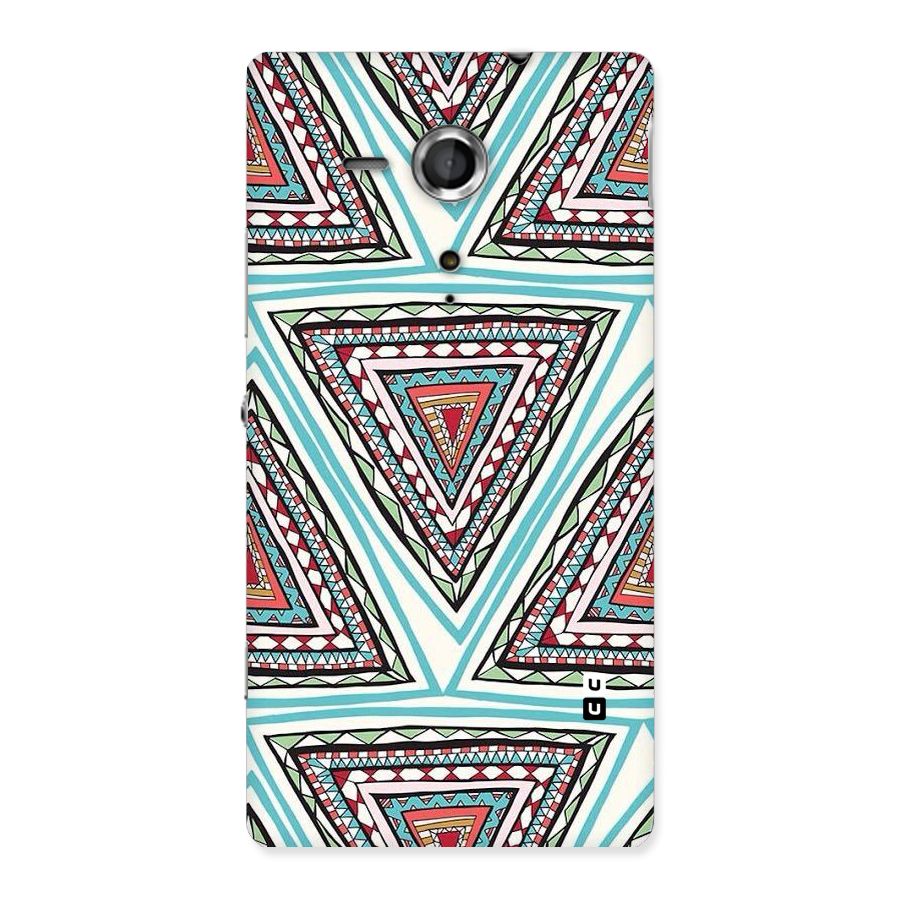 Triangle Abstract Mode Back Case for Sony Xperia SP