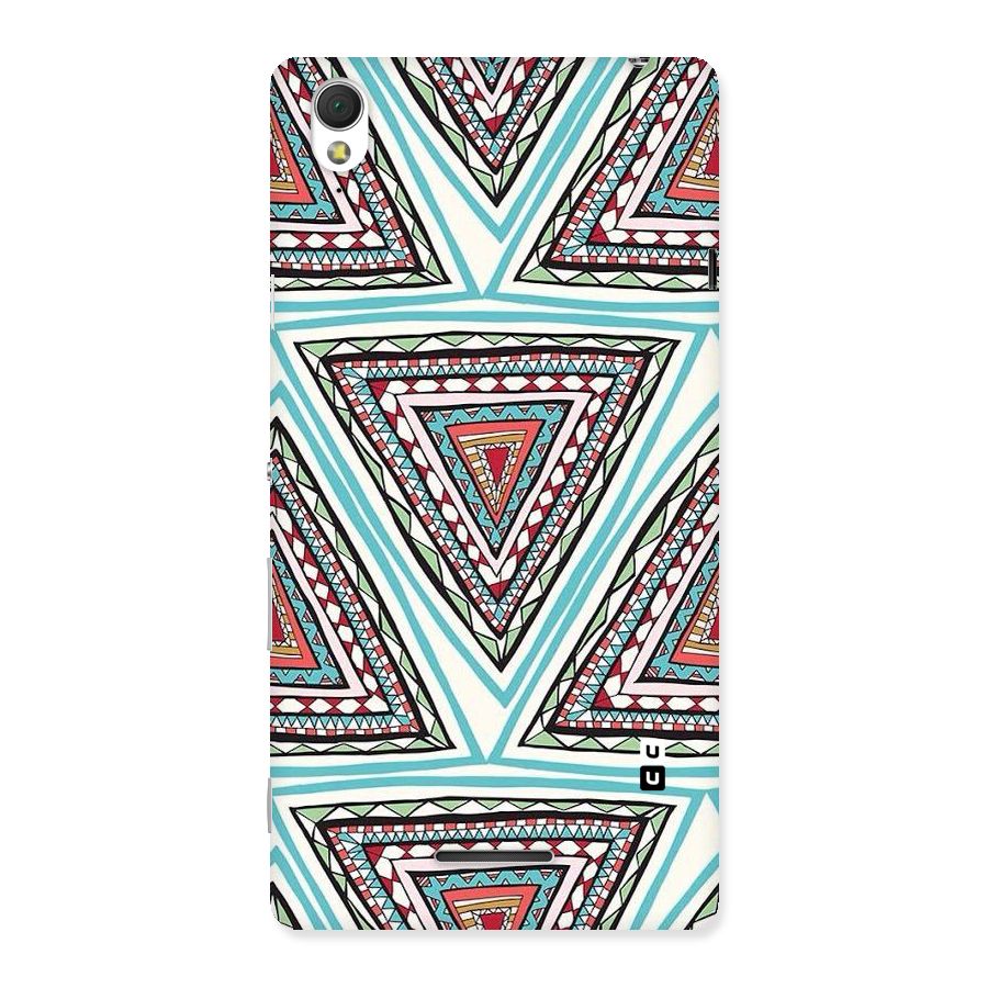 Triangle Abstract Mode Back Case for Sony Xperia T3