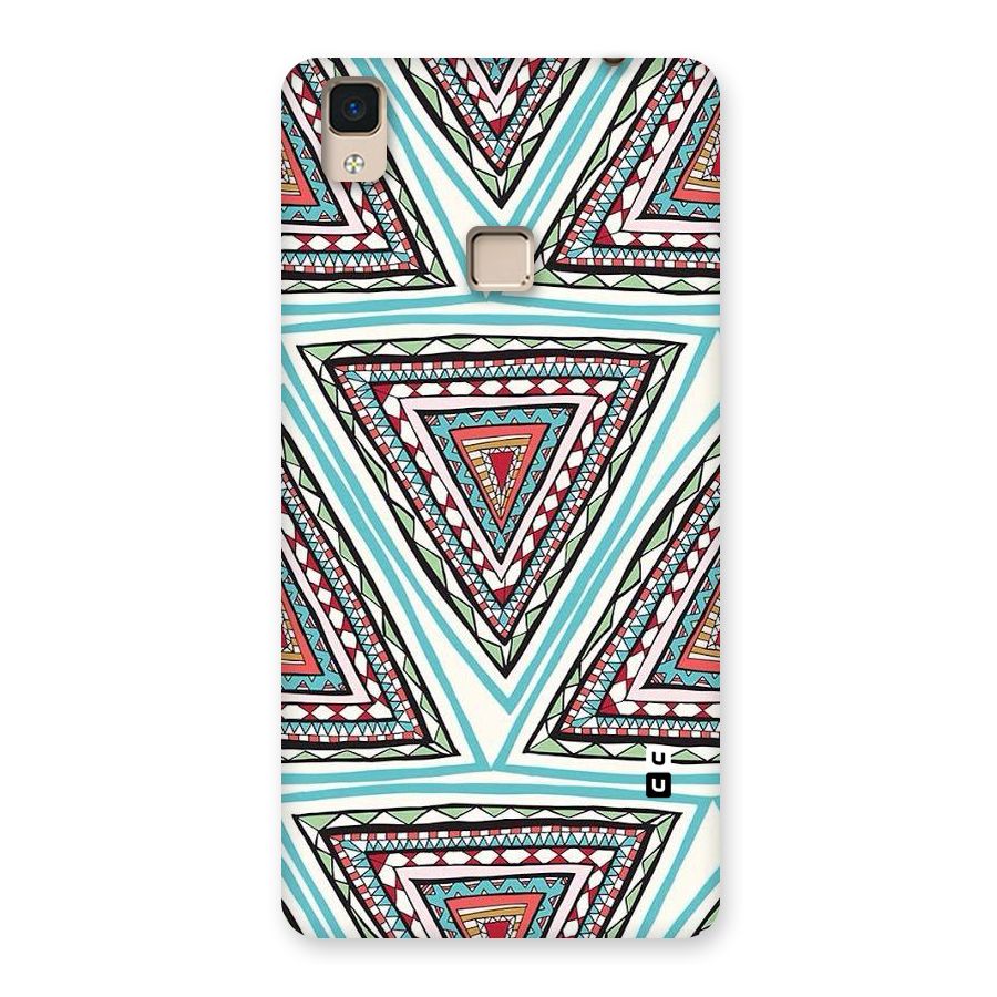 Triangle Abstract Mode Back Case for V3 Max
