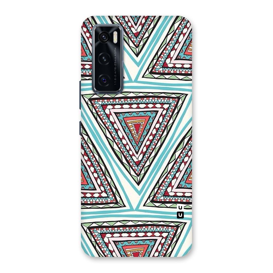 Triangle Abstract Mode Back Case for Vivo V20 SE